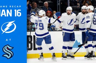 RECAP: Lightning @ Kraken 1/16/23 | BIG W!