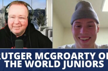 Rutger McGroarty on playing for Team USA at the 2023 World Juniors - Winnipeg Jets prospect