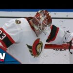 Senators' Cam Talbot Fans On Clearing Attempt, Gifts Noel Acciari Empty Net Goal