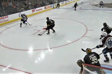 Gabriel Landeskog Rips Home The Opening Tally Short Side On Brossoit