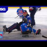 Marc Staal Learns To Play Sled Hockey | New York Rangers