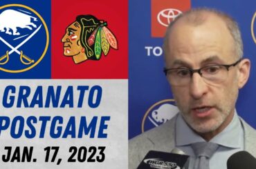 Don Granato Postgame Interview vs Chicago Blackhawks (1/17/2023)