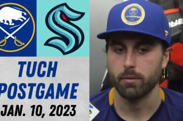 Alex Tuch Postgame Interview vs Seattle Kraken (1/10/2023)