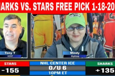 San Jose Sharks vs Dallas Stars 1/18/2023 FREE NHL Odds and Picks on NHL Betting Tips for Today