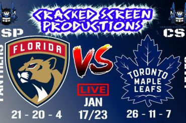 🔴NHL LIVE🔴Florida Panthers @ Toronto Maple Leafs Jan/17/23 Full Game Watch Along