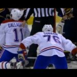 Gallagher Takes Subban's One Time Slapshot to the Stomach (10/23/15)