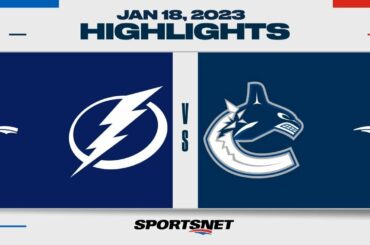 NHL Highlights | Lightning vs. Canucks - January 18, 2023