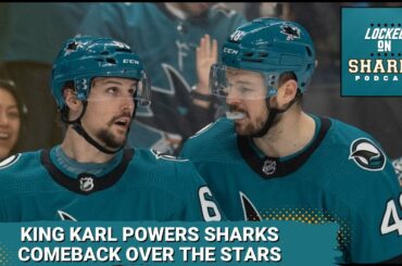 San Jose Sharks Overcome 3-0 Lead To Take Down Dallas Stars Thanks To Erik Karlsson's 4 Point Night