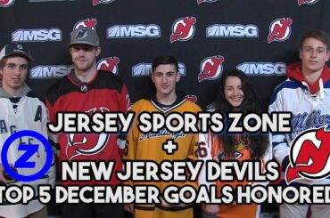 NJ Devils + Damon Severson Honor JSZ's Top December Goals