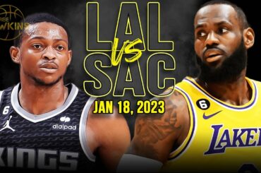 Los Angeles Lakers vs Sacramento Kings Full Game Highlights | January 18, 2023 | FreeDawkins