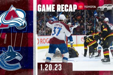 Canada Hot | Toyota Game Recap 1/20/2023