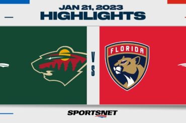 NHL Highlights | Wild vs. Panthers - January 21, 2023