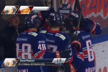 Denmark's Madsen scores in his SHL debut -- 10/5/17