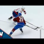 Nathan MacKinnon Sets Up Artturi Lehkonen Goal With Great Second Effort For 700th Career Point