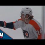 Flyers' Owen Tippett Fires Home Wrister On Sweet Stretch Pass From Rasmus Ristolainen