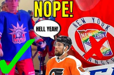 New York Rangers Players DO NOT WEAR PRIDE NIGHT JERSEYS?! Choose LADY LIBERTY INSTEAD!