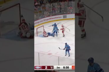 Highlight: Montréal Canadiens VS Detroit Red Wings 🧊 wow 🧊 #shorts #sports