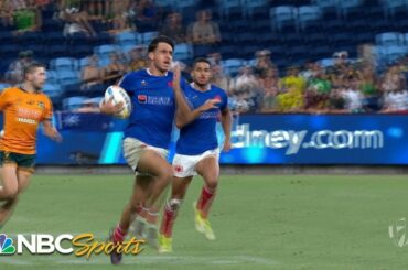 HSBC World Rugby Sevens: France holds on to eliminate host nation Australia | NBC Sports