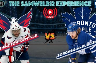 🔵WASHINGTON CAPITALS vs. TORONTO MAPLE LEAFS | Live NHL Hockey | Play by play