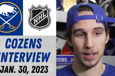 Dylan Cozens After Practice Interview (1/30/2023)