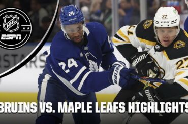 Boston Bruins vs. Toronto Maple Leafs | Full Game Highlights