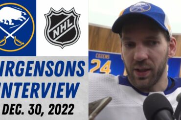 Zemgus Girgensons After Practice Interview (12/30/2022)