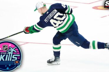 Elias Pettersson Unleashes 103.2-MPH Bomb To Win Hardest Shot Competition