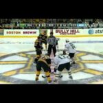 Boston Bruins vs. Dallas Stars 3 Fights in 4 Seconds