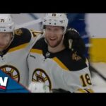 Bruins' Pavel Zacha Scores Back-To-Back Third Period Goals vs. Maple Leafs