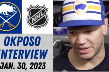 Kyle Okposo After Practice Interview (1/30/2023)