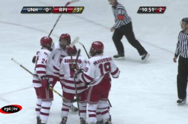 RPI Men's Hockey vs. UNH Highlights