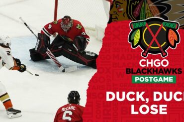 Well that Ducked, Chicago Blackhawks Lose in Overtime | CHGO Blackhawks Postgame Podcast