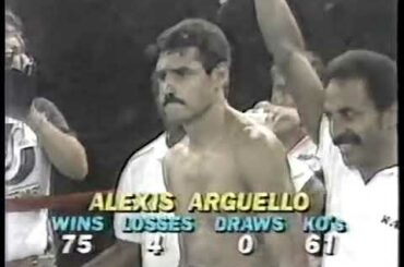 Alexis Arguello vs Kevin Rooney Full Fight