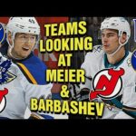 Teams Looking To TRADE For Timo Meier & Ivan Barbashev! Boeser to NJ Devils if Meier too Pricey?