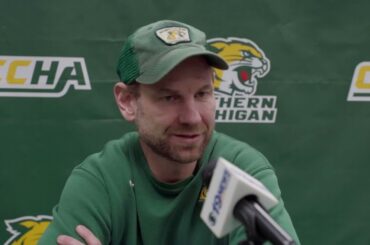 Grant Potulny recaps NMU Hockey's series against Mankato