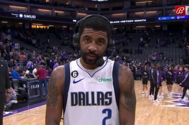 Kyrie Irving on the Dallas 122-114 win vs. Sacramento