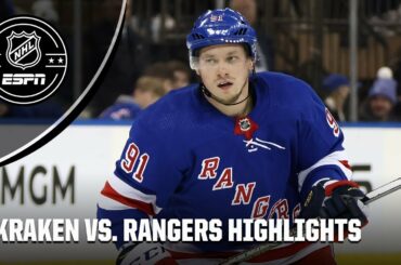 Seattle Kraken vs. New York Rangers | Full Game Highlights