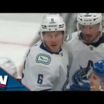 Canucks' Oliver Ekman-Larsson and Brock Boeser Combine For Two Goals In 46 seconds vs. Islanders