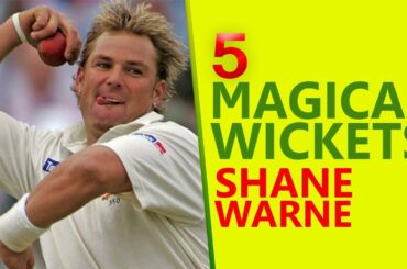 5 Magical Wickets of Shane Warne