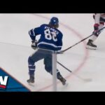 Maple Leafs' Nylander Gets Gorgeous Stretch Pass From Kerfoot And Finishes Top Shelf