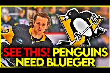 🚨NOBODY EXPECTED! PENGUINS NEED TEDDY BLUEGER!  LAST NEWS PITTSBURGH PENGUINS