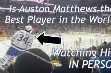 Auston Matthews INSANE In PERSON | Best Player in the World? | Nashville Predators Hockey Vlog