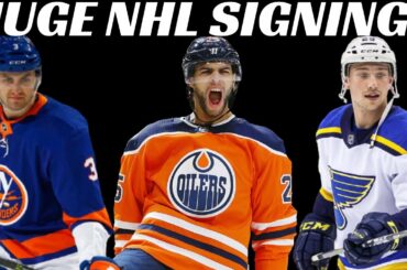 HUGE NHL Signings - Nurse, Pelech, Dunn, Johansson, Hagel & Clague + Eichel Rumblings