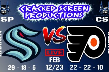 🔴LIVE🔴 NHL Scoreboard  Seattle Kraken @ Philadelphia Flyers Live Reactions February 12th 2023