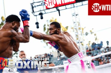 Jaron Ennis KOs Custio Clayton & Calls Out Errol Spence Jr. Who Was Ringside | SHOWTIME  BOXING