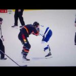 NHL hockey fight - Milan Lucic(Flames) vs. Ian Cole(Lightning)