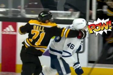 NHL Suspension? Taylor Hall punch on Ilya Lyubushkin