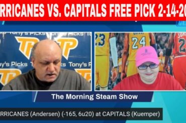 Carolina Hurricanes vs Washington Capitals 2/14/2023 FREE NHL Game Analysis on Morning Steam Show