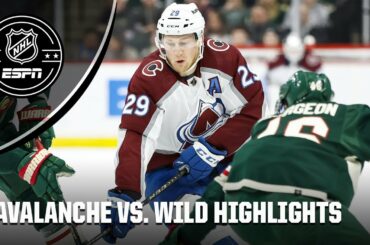 Colorado Avalanche vs. Minnesota Wild | Full Game Highlights