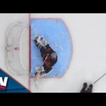 Oilers' Jack Campbell Makes A Massive Save To Rob Tyler Bertuzzi And Keep The Game Tied